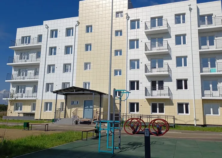 Новые дома в микрорайоне Восточный в Нижнеудинске