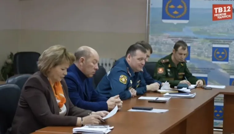 Заседение КЧС Нижнеудинского района
