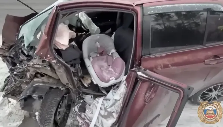 ДДТ на федеральной трассе в районе Алзамая