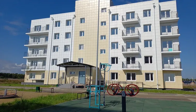 Новые дома в микрорайоне Восточный в Нижнеудинске