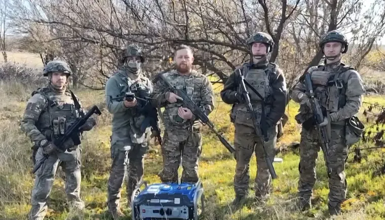 Бойцы поблагодарили нижнеудинцев за помощь в приоретении квадрокоптера