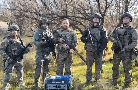 Бойцы поблагодарили нижнеудинцев за помощь в приоретении квадрокоптера