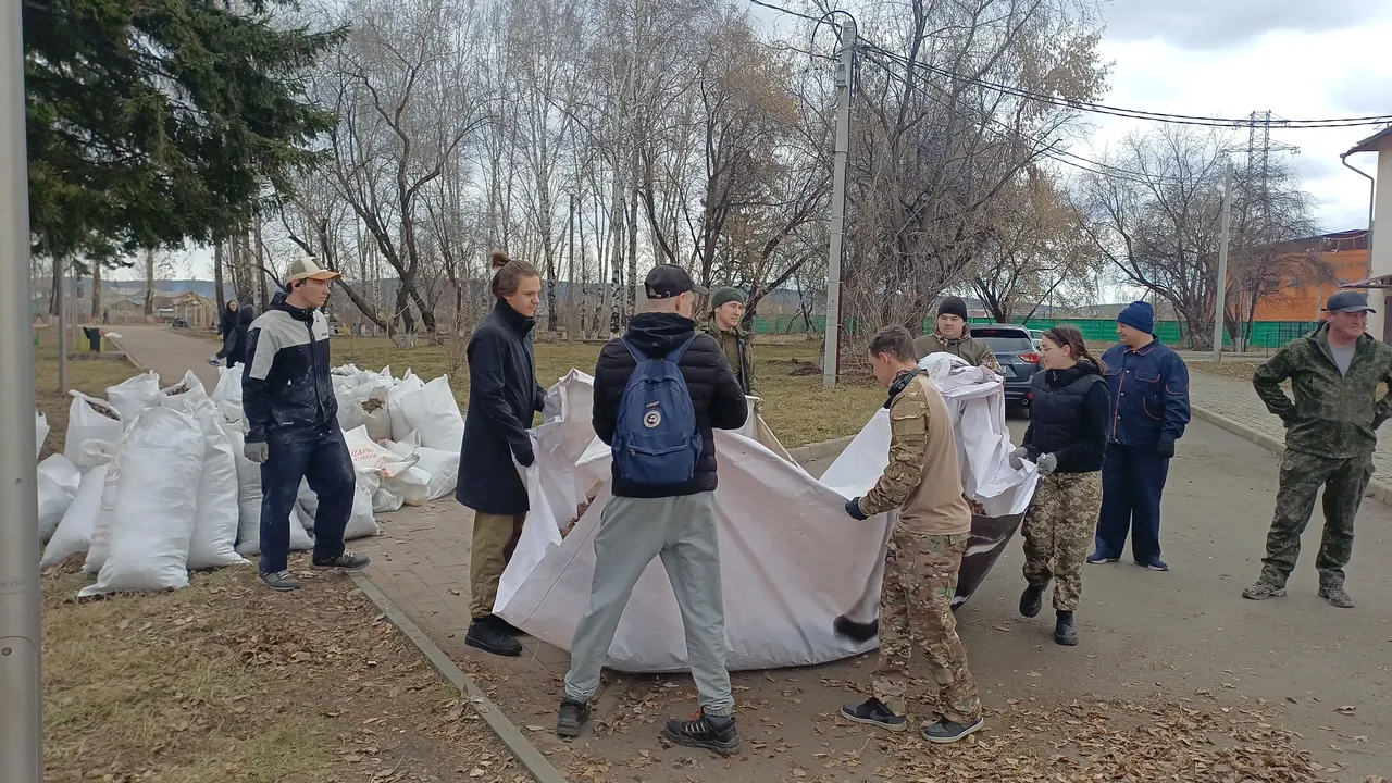 Общегородской субботник в Нижнеудинске