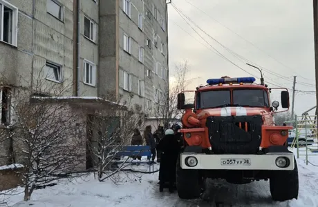 Пожар в доме по улице Ленина, 49 в Нижнеудинске