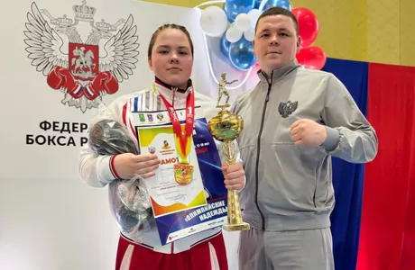 Полина Устименко с тренером Павлом Сороковиковым